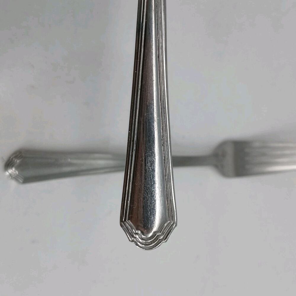 2X Forks Lenox ARCHWAY Dinner Salad Forks Hollow Handle French Stainless